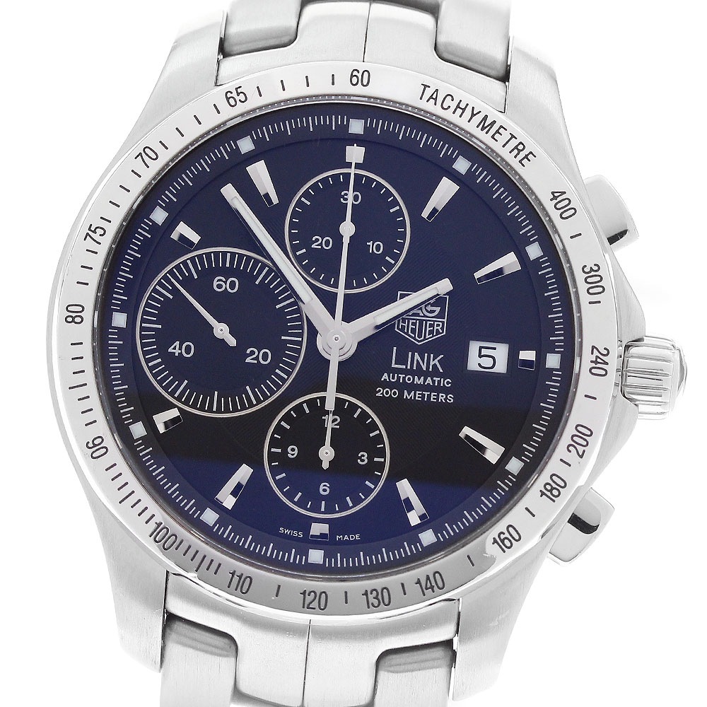 タグホイヤー TAG HEUER CJF2110.BA0594 リンク クロノグラフ デイト 自動巻き メンズ 保証書付き_961908【中古】