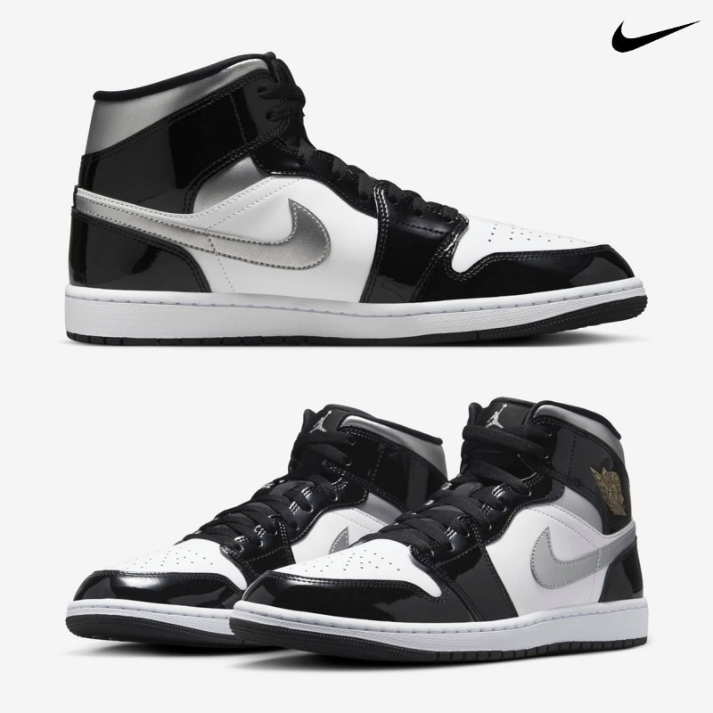 [NIKE] ナイキ スニーカー ジョーダン 1 MID SE シューズ / BLACK