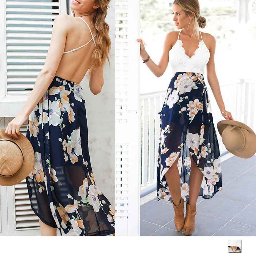 キャミソール ワンピース ロング レディース 夏 背中見せ キャミワンピ 花柄