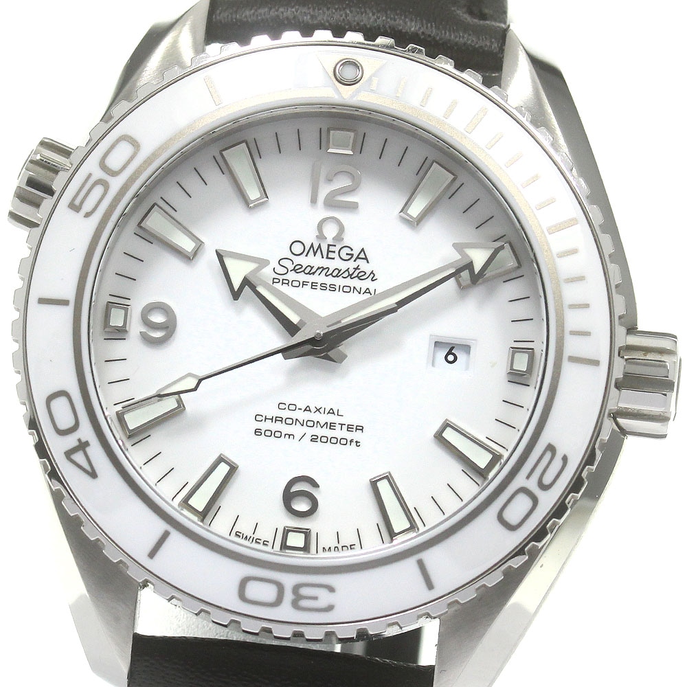 オメガ OMEGA 232.33.38.20.04.001 シーマスター プラネットオーシャン デイト 裏スケルトン 自動巻き レディース 良品 保証書付き_849672【中古】