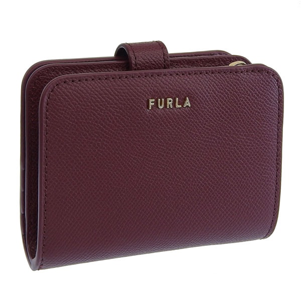 フルラ 財布 レディース 二つ折り財布 アウトレット レザー ワイン FURLA CLASSIC S COMPACT WALLET VITELLO ANDROMEDA WP00443BX0306267