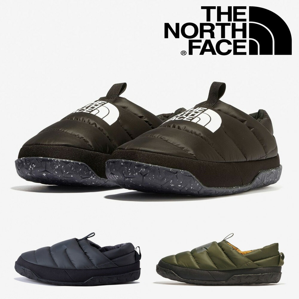ザ ノースフェイス スリッポン メンズ ヌプシ ダウン ミュール NF02371 KW AK NK the north face 2023秋冬 Nuptse Down Mule サボ クロッグ 防寒
