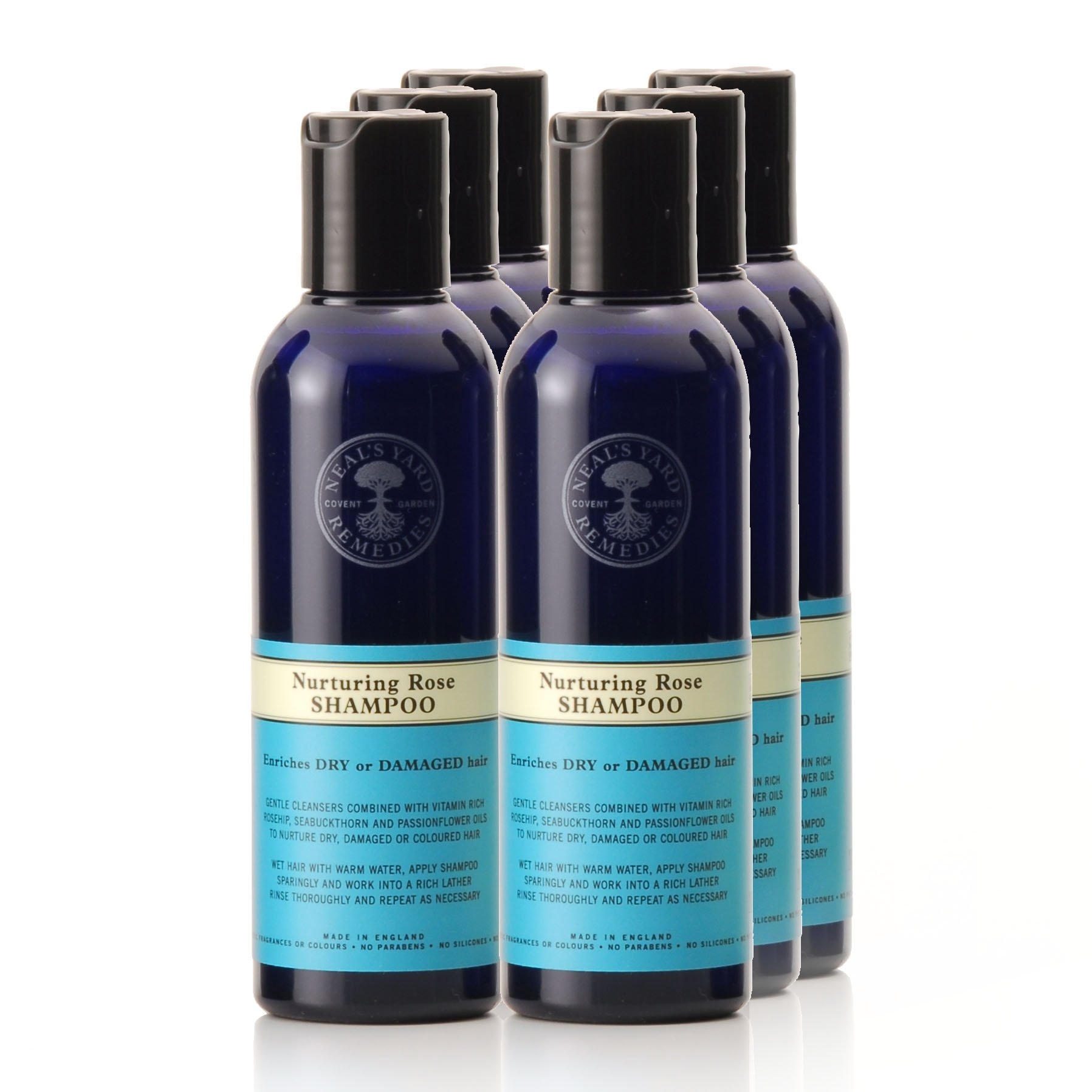 ニールズヤード レメディーズ ローズシャンプー200ｍｌ×6本