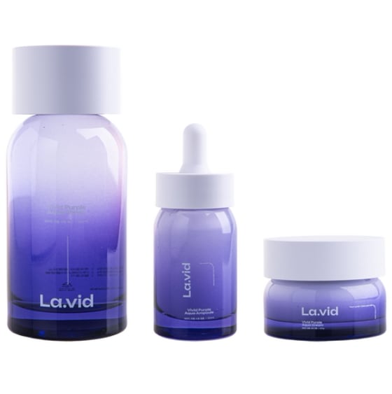 ラビド ビビッドパープル モイスチャーライン 3種セット トナー150ml＋クリーム50g＋アンプル30ml（1セット）