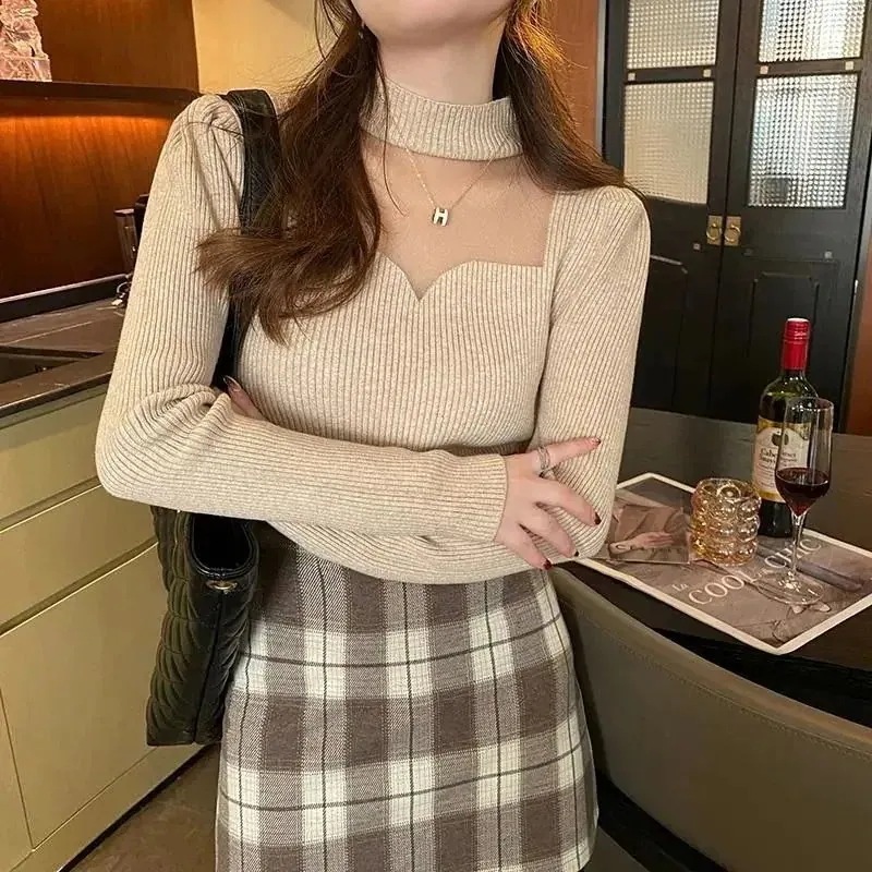 【最安値挑戦】 着痩せ メッシュ トップス 感 セクシー アンダーウェア ニットカーディガン カシミヤタッチベーシックニット スウェット