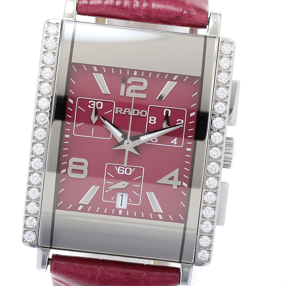 ラドー RADO R20670305 ダイヤスター インテグラル ダイヤベゼル クォーツ メンズ _876810【中古】