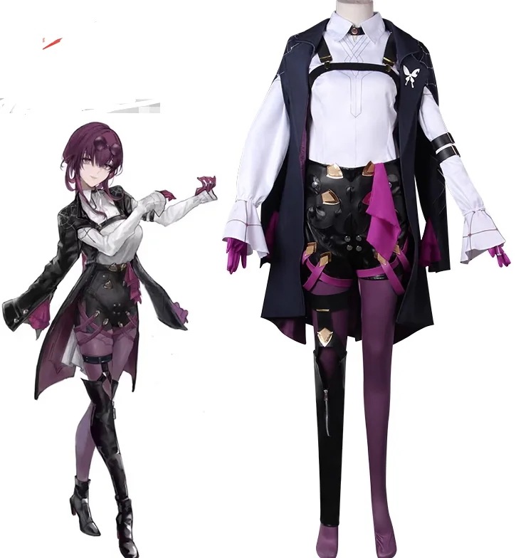 崩壊星穹鉄道cos服カフカコスプレ服アニメ女ゲームと同じC服セットでメガネをプレゼント