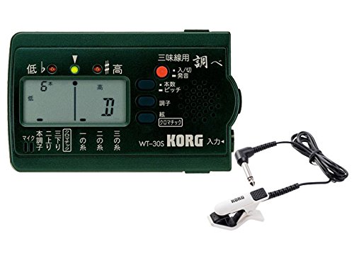 KORG (コルグ) 三味線 専用チューナー 調べ WT-30S * コンタクトマイク CM-300 4,917円