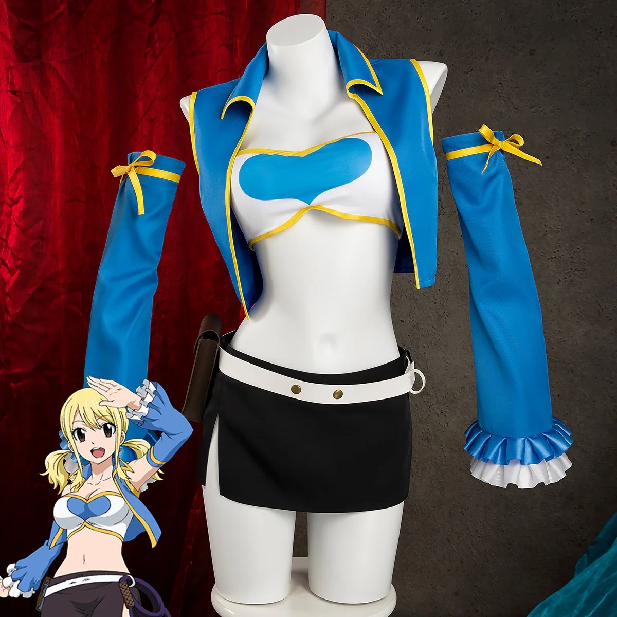 Lucky heartfliaコスプレコスチュームセーラースカートスーツパーティードレス 13,514円