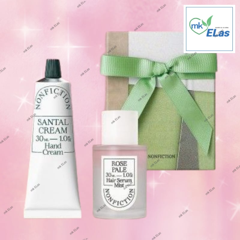 【正品】[プレゼントおすすめ] nonfiction ヘアミスト 30ml + ハンドクリーム 30ml セット /ローズペイル プレゼント 韓国コスメ 人気 ヘアセラムローズペイル