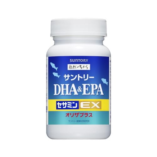 本日限定価格】サントリー DHA＆EPA＋セサミンEX 30日分 120粒 細い