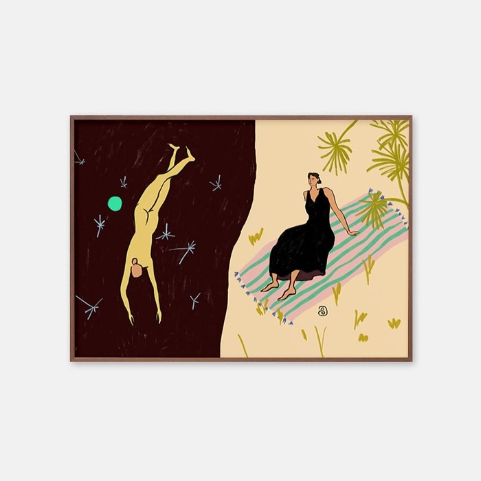 アートポスター Sandra Poliakov 『Yin and Yang』 A4A3A2A150x70cmサイズ フレームなし おしゃれポスター インテリア ポスターデザイン 4,930円