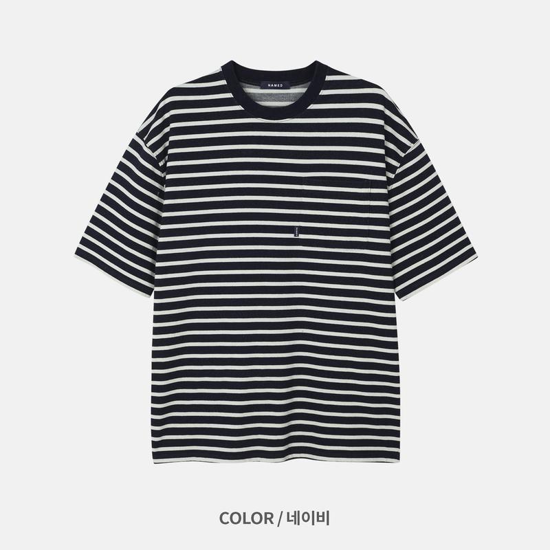 インディゴポケット半袖Tシャツ