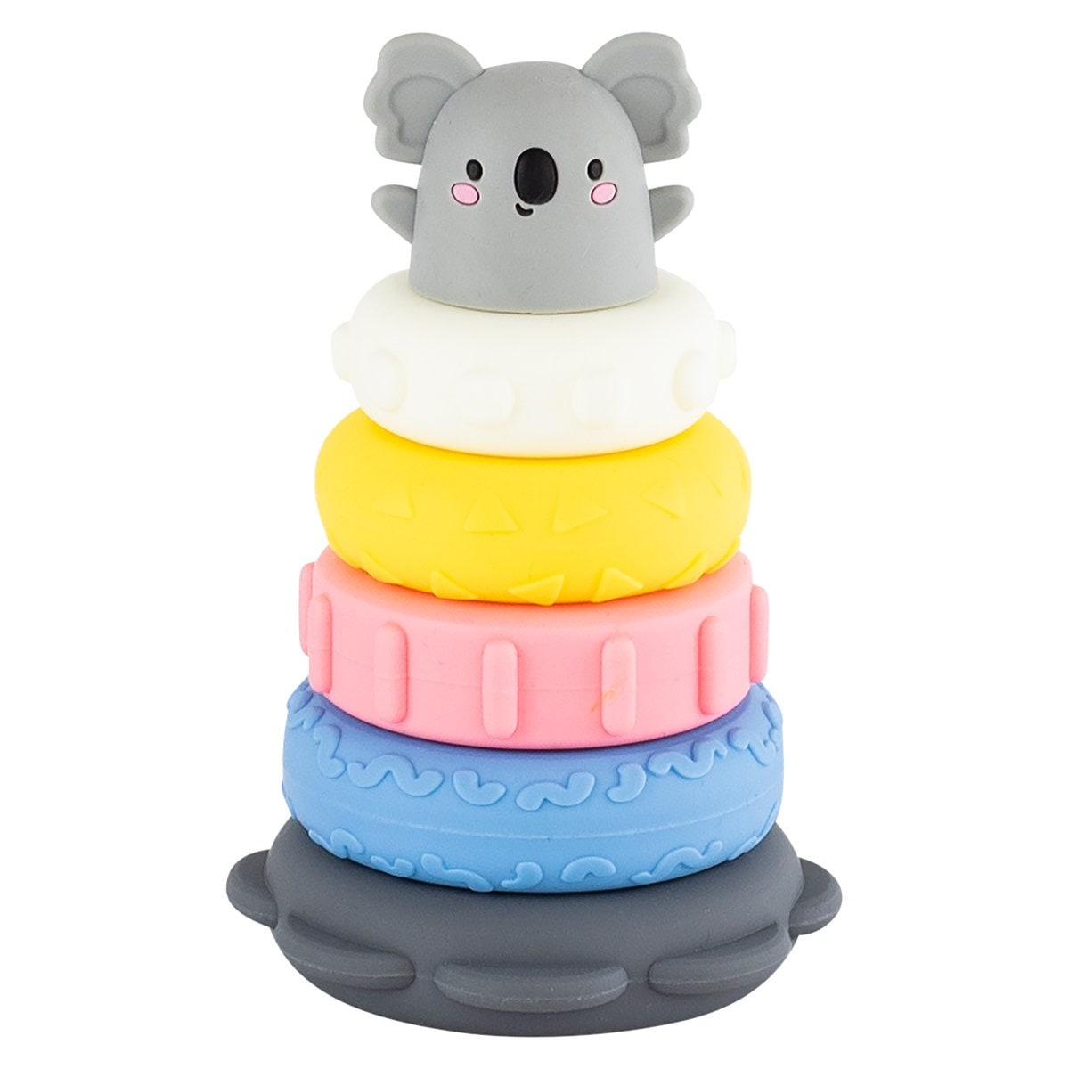 おもちゃ ベビー つみかさねシリコンパズル コアラちゃん シリコンパズル パズル 知育玩具 コアラ 子供 乳児 赤ちゃん 0歳 男の子 女の子 出産祝い オモチャ 知育 歯固め シリコン