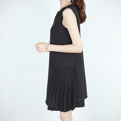 [paulanne]送料無料！韓国で大人気！今年のヒットアイテム！modern pleats dress