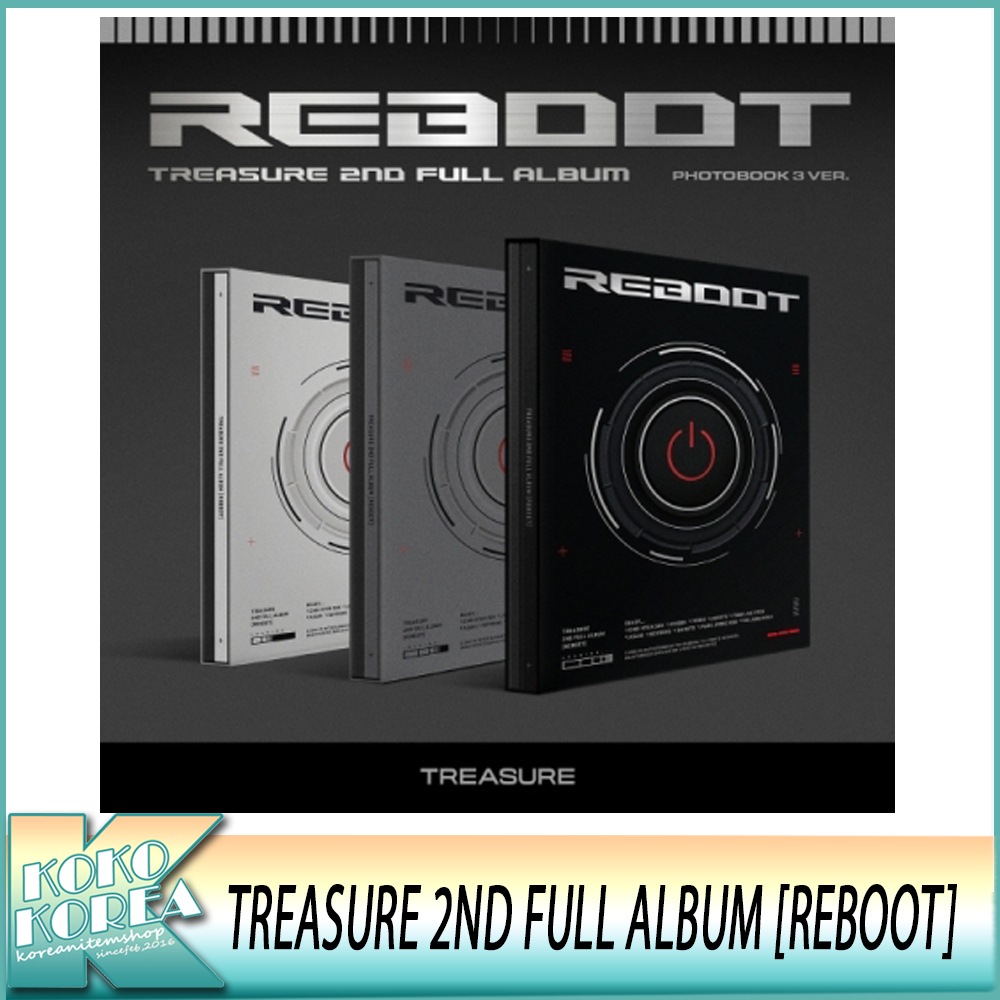 PHOTOBOOK VER. 3種セットTREASURE 2ND FULL ALBUM [REBOOT]