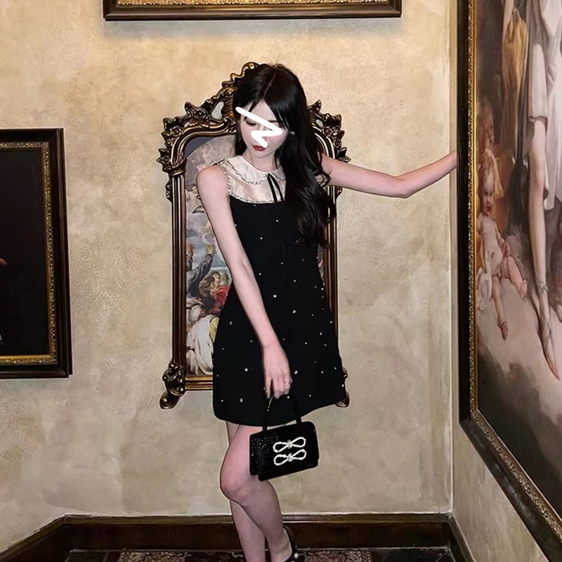 誕生日　デート　夏コーデ　レディースミニワンピ　雰囲気　可愛いレディースパーティードレス