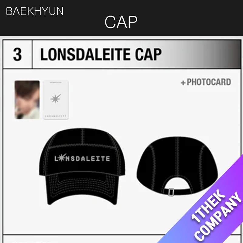（CAP）[BAEKHYUN] ASIA TOUR [LONSDALEITE] MD