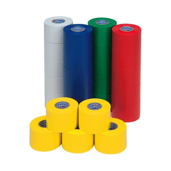 エバニュー EKA060 90 ラインテープ50V(5巻入) 白