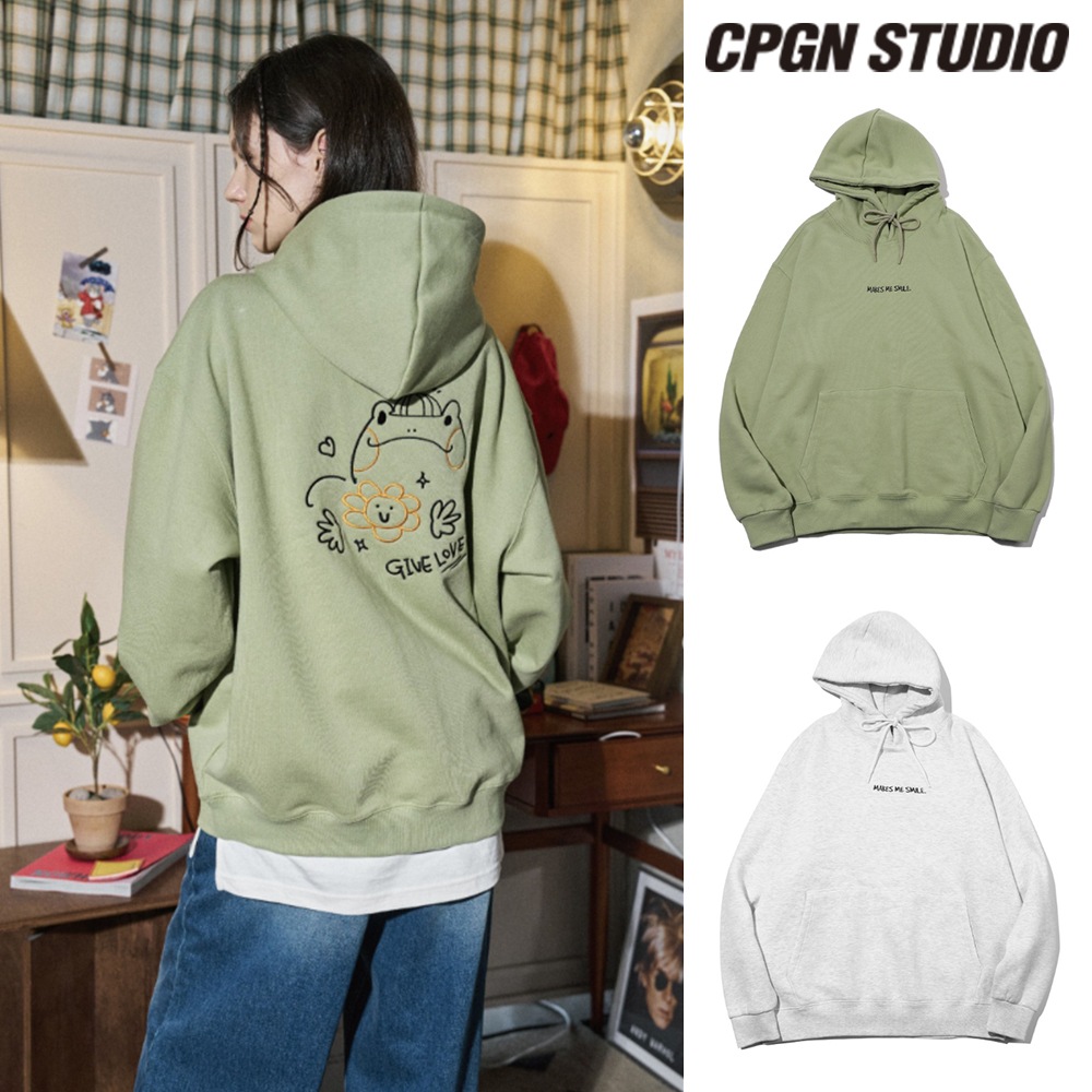 【CPGN STUDIO】 Frog Pop Embroidery Hood