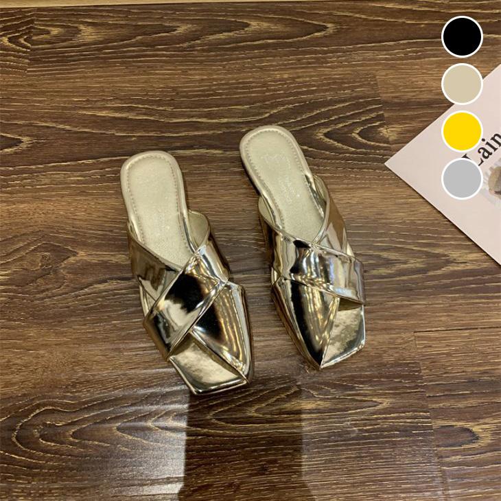 【期間限定】クロスベルトフラットサンダル サンダル レディース ビーチサンダル 軽い 歩きやすい 柔らかい 【ashss24-435】【予約販売：15-20日】宅込