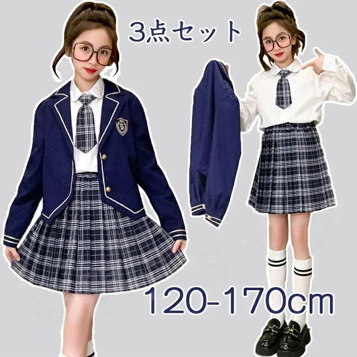 「」卒業式 スーツ 女の子 フォーマルスーツ 3点セット 子供スーツ 入学式 スーツ 女の子 ジュニア 学生 制服 卒業式 子供スーツ 卒園式 子供服 スーツ女の子 子供服 女の