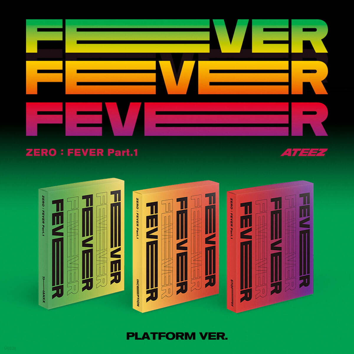 ATEEZ-ZERO : FEVER Part.1 [PLATFORM VER.][3 種SET]