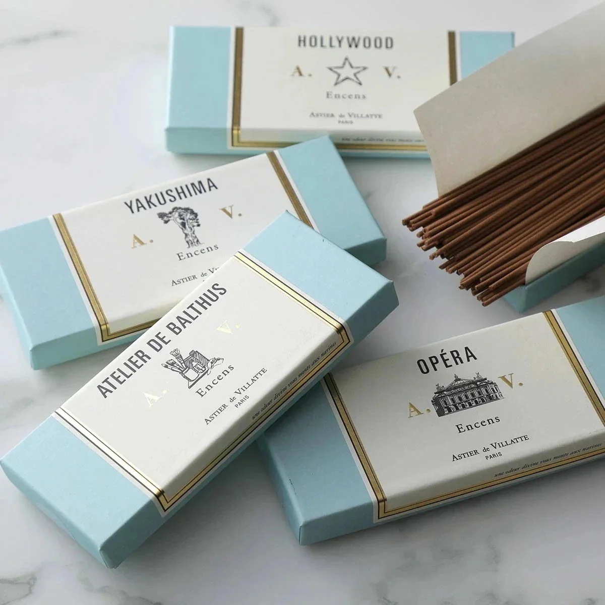 Astier de Villatte アスティエ・ド・ヴィラット インセンス スティック INCENSE 125本 レディース メンズ ルームフレグランス アロ