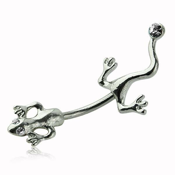 ボディピアス リザードボディジュエルへそピアス 14G 蜥蜴 トカゲ ヤモリ 全身 かっこいい ネイブル 14ゲージ ステンレス 身体 シルバー925 3D 立体 リアル lizbnxxxxxxxx