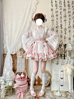 あんみつ＊水墨　中華風　ロリータ　フルセット 即購入不可＊水墨中華風ロリータフルセット