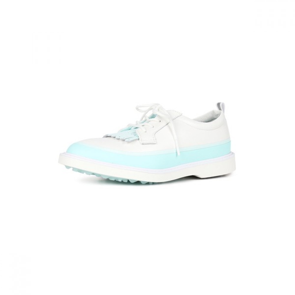 (Lux Golf) 女性用スパイクレスフィールドプラクティスレザーハンドメイドゴルフシューズ NQ204