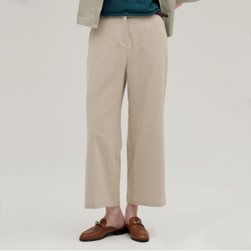 (ミステリー) バイオリネンワイドバンディングパンツ_SVPT240503