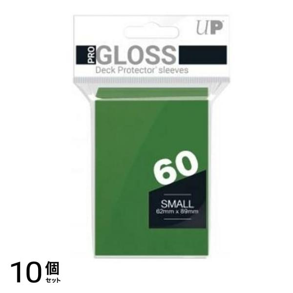 ウルトラプロ GLOSSデッキプロテクタースリーブ ソリッド スモール グリーン 60枚入 10個セット 6,174円