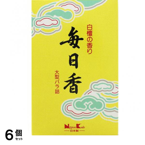 毎日香 大型バラ詰 240g 6個セット