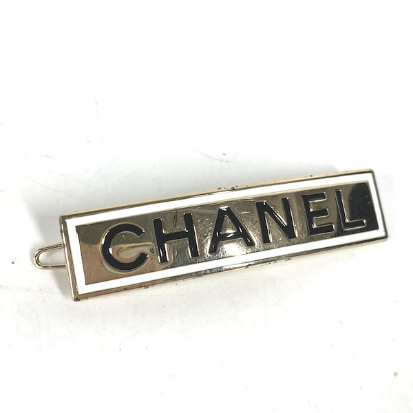 Qoo10] CHANEL バレッタ ロゴ B21B ヘアアクセサリ