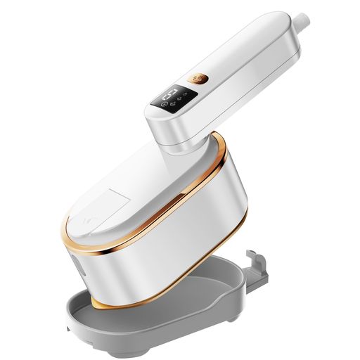 スチームアイロン 衣類スチーマー 【瞬間しわ伸ばし】1300W 9秒立ち上がり 大容量タンク180ml デジタル表示 三段階調節 超大量スチーム連続噴射最大25g/min ハンガーにかけたまま ハンド