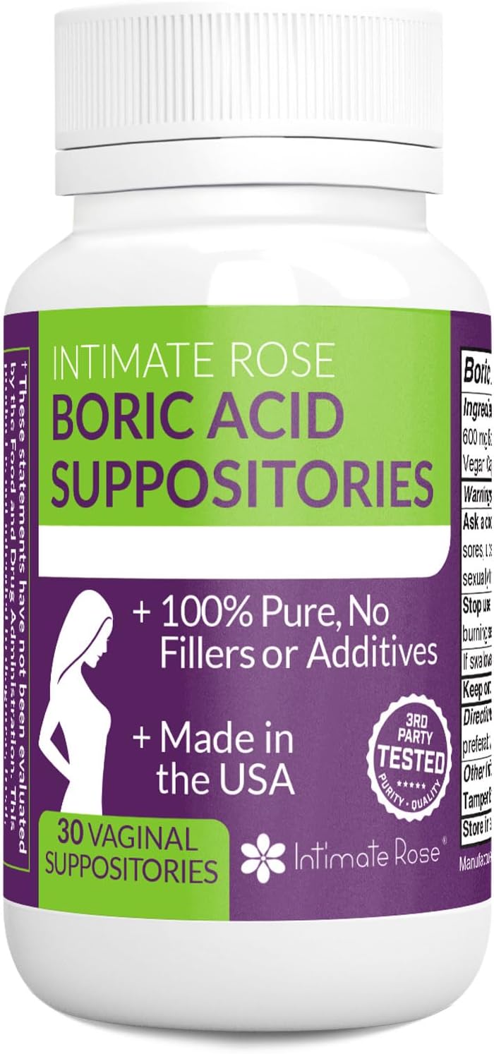 ホウ酸坐剤 pH バラン スを促進 膣の健康 バギナル サポジトリー