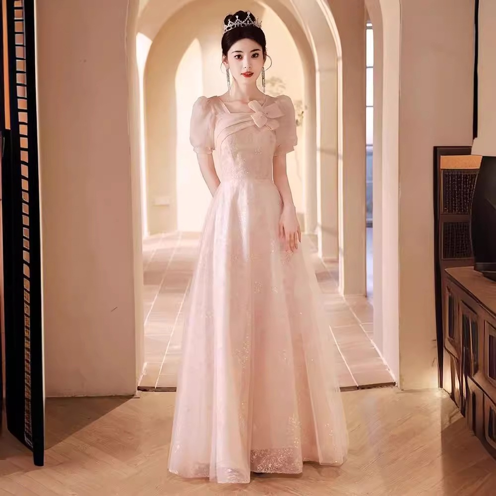 【2枚購入で 3oo円OFF！】女性用ドレス ピンク ホストドレス プリンセスドレス スーパー 大人ドレス