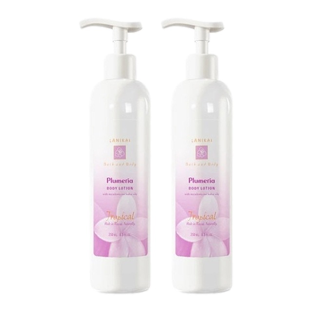 ラニカイ バス＆ボディ ボディローション 250ml x 2 プルメリア