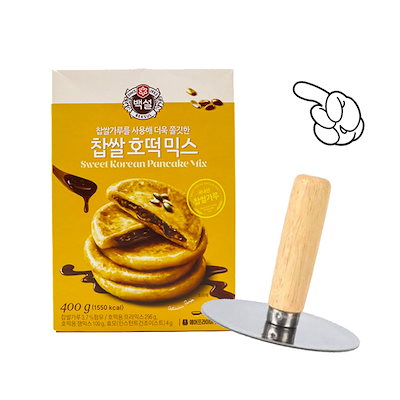 韓国式ホットクミックス400ｇ【有料オプションでヌ...のサムネイル