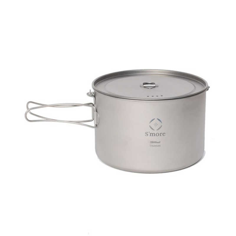 SMORE　Titanium Hanging Pot 2800 チタンハンギングポット(2800mL) SMOrsUT001HPa2800slv　SMOrsUT001HPa2800slv