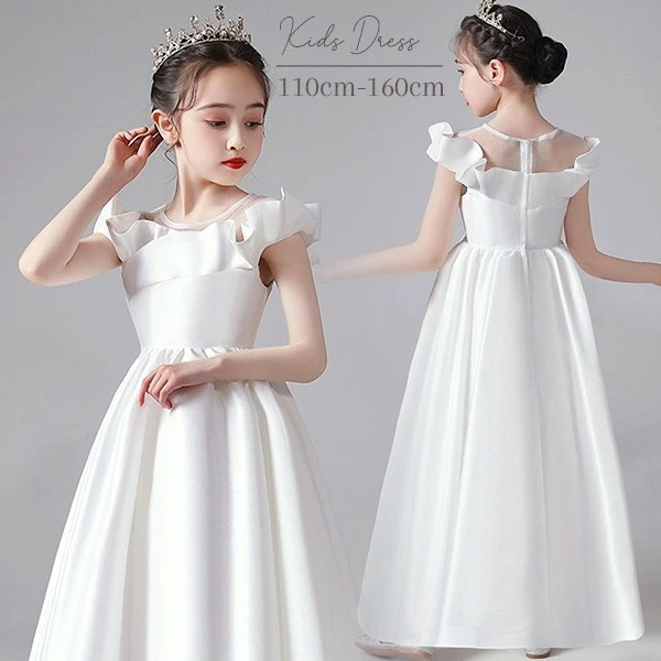 『SNS人気話題』ドレス 子供 ピアノ 発表会 ピアノ発表会 中学生 ワンピース 女の子 ロングドレス 結婚式 ジュニア ピアノ発表会ドレス コンクール パーティードレス イブニングドレス ロング キ