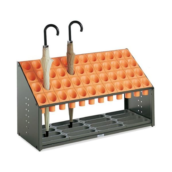 傘立て オブリークアーバン B48 48本用 オレンジ UB-285-148-7 1台