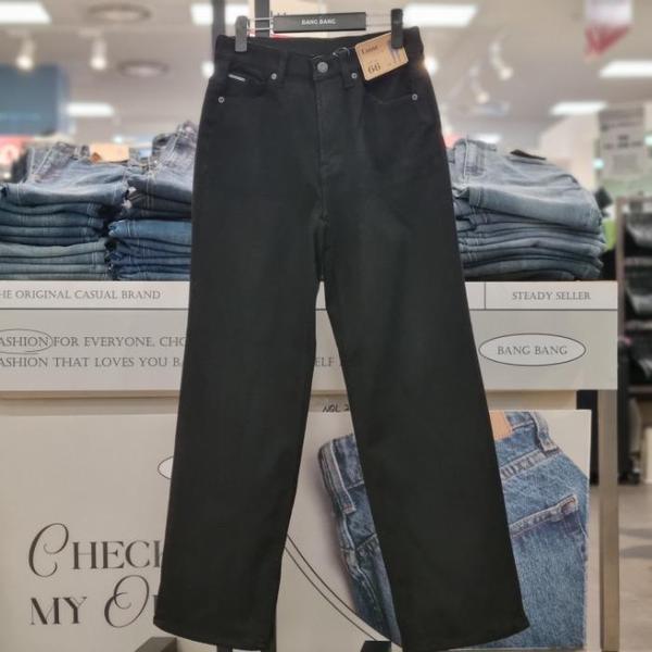 HC21 女性 インバンド ボンディング起毛ルーズフィット スパンジーンズ FQL883 (S43264092)