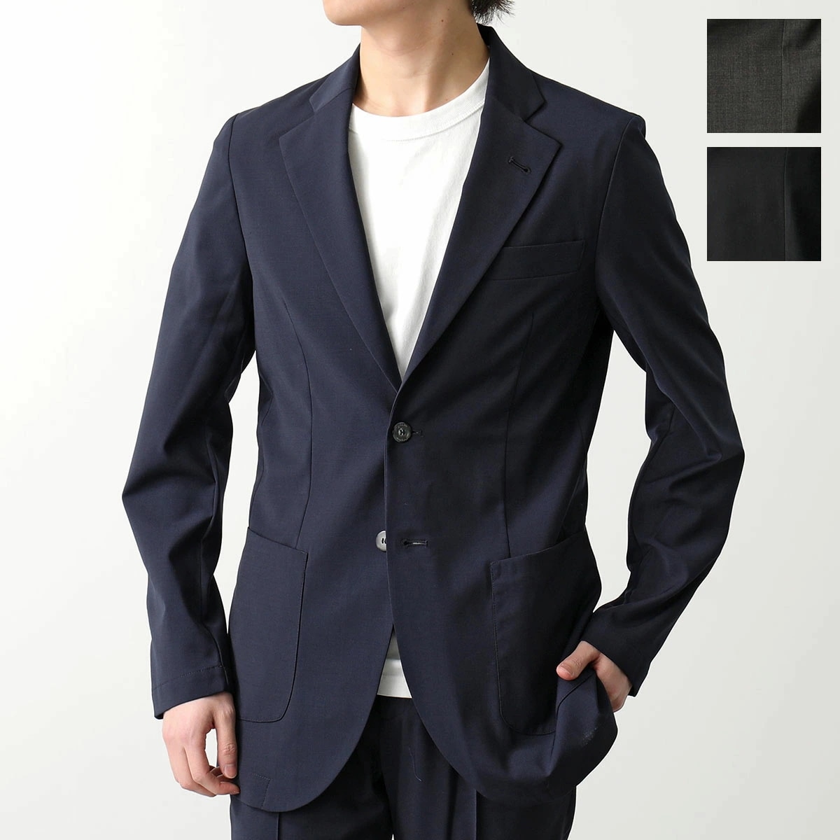 giabs ARCHIVIO ジャブスアルキヴィオ ジャケット STROZZI A6425 ストロッツィ メンズ サマーウール 2Bテーラード ブレザー セットアップ可能 カラー3色