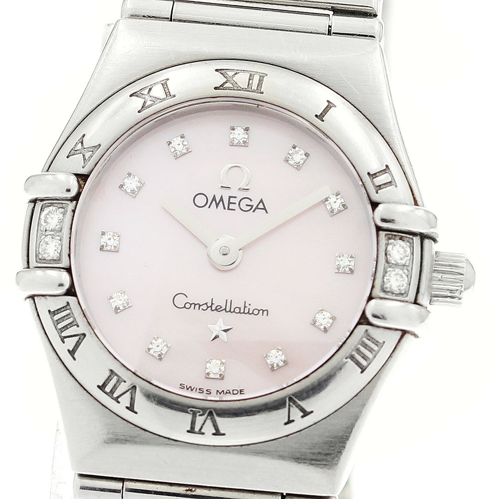オメガ OMEGA 1567.66 コンステレーション ミニ 14Pダイヤ クォーツ レディース _899868【中古】