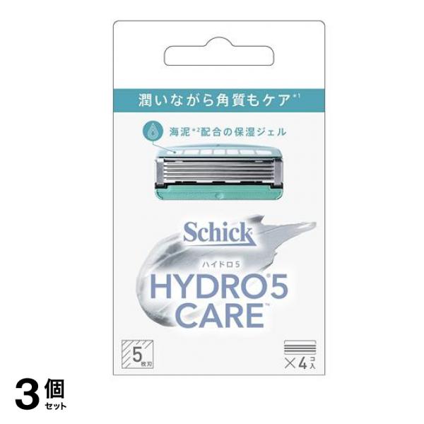 Schick シック ハイドロ5ケア 替刃 4個入 3個セット
