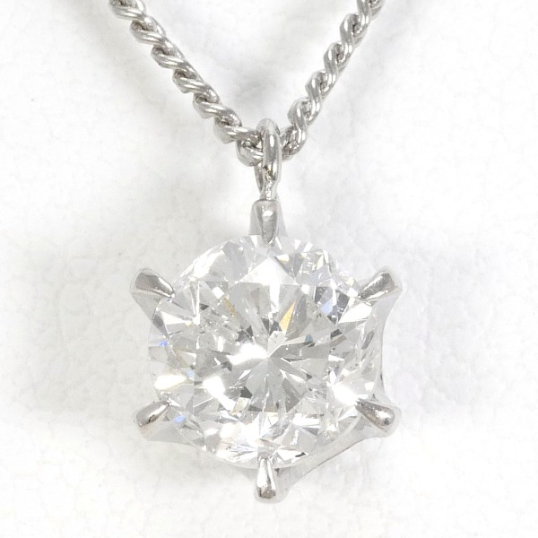 PT PT850 ネックレス ダイヤ 1.01 SI2 鑑定書 約45cm ジュエリー 中古 269,325円