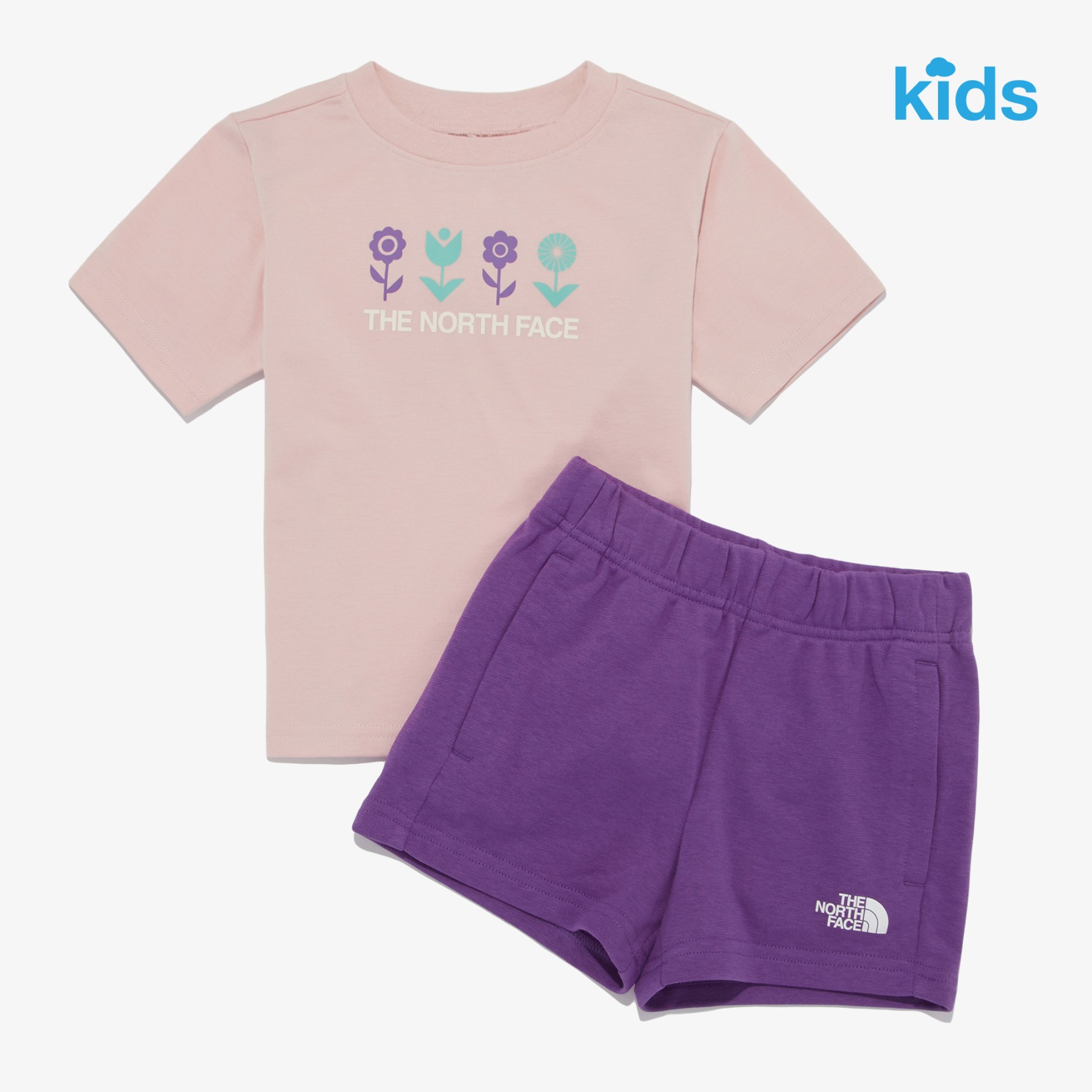 韓国正規品保証 関税負担なし NT7UR41T KID COTTON SUMMER SETデイリー 基本 着装 男子 女子 人気 韓国 ファッション 男女共用 アウトドア