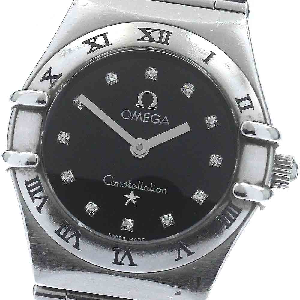 オメガ OMEGA 1562.56 コンステレーション ミニ 12Pダイヤ クォーツ レディース _885283【中古】